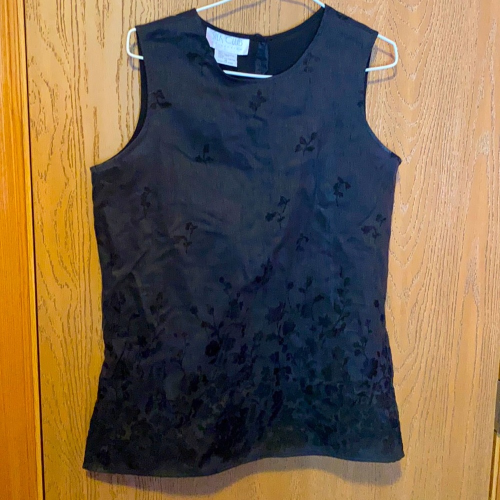 Lightweight sleeveless shell.
